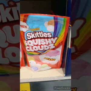 New Skittles Fruit & Crazy Sours Squishy Clouds available in Aldi🥰😋 #shorts #viralshort #skittles