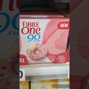New Fibre One 90 calories creamy Donuts available in TESCO😍😋 #shorts #viralshort #tiktok #worldwide