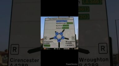 The Magic Roundabouts in UK🥰🤩 #shorts #viralshort #worldwide #england #trending #roundabout