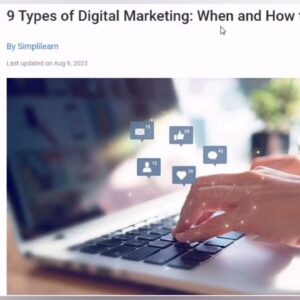 9 Types Of Digital Marketing | When And How To Use Them In 2023.