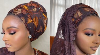 How to tie headtie | how to tie a simple flat headtie tutorial