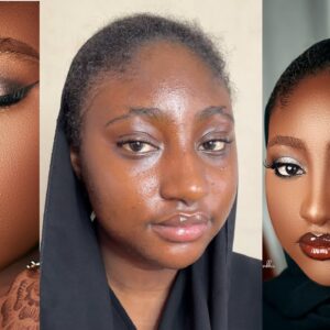 Glamorous Classic Makeup Look for Dark Skin Tones