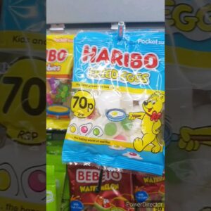 Haribo Gummy bear sweets variety🤩🥰 #trendingshorts #gummybear  #ytviralshortvideo #viralshort