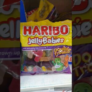 Haribo Gummy bear sweets variety in candy shop🥰😍 #trendingshorts #gummybear #ytviralshorts #trending