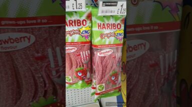Haribo Gummy bear laces variety🥰😍 #trendingshorts #gummybear #haribo #ytshorts #ytviralshorts
