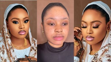 Northern Nigerian bridal makeup tutorial | makeup tutorial