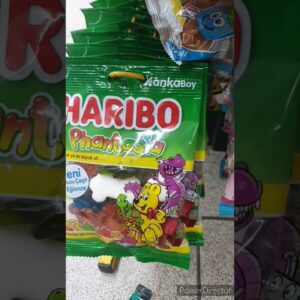 Haribo Gummy bear sweets variety in candy shop 😍🤩 #trendingviralshorts #gummybear #trendingshorts