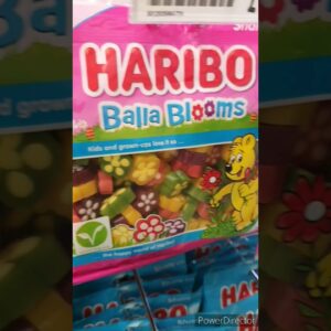 Haribo Gummy bear sweets variety in candy shop😍🤩 #trendingviralshorts #gummybear #trendingshorts