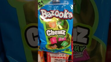 Bazooka gummy bear sweets variety in candy shop😍🤩 #trendingviralshorts #gummybear #trendingshorts