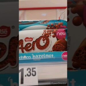 Aero Hazelnut chocolate bar flavour😍🤩 #trendingviralshorts #gummybear #trendingshorts #trending