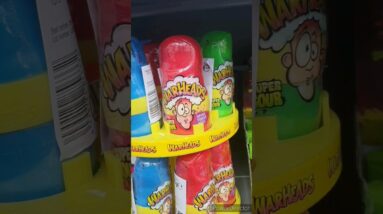 Warhead Gummy bear sweets variety in candy shop🤩😍 #trendingviralshorts #gummybear #trendingshorts