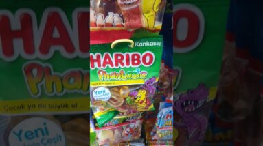 Haribo Gummy Bear Sweets Variety in Candy shop🤩😍 #trendingviralshorts #trendingshorts #gummybear