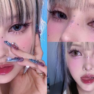 🩵요즘 유행!🩵  K-POP 아이돌 콧잔등 메이크업 Super Trendy K-POP Idol Brightened Nose Bridge Look!