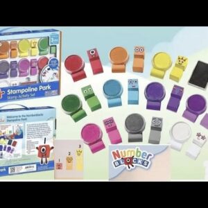 Numberblocks- Stampolines Park activity set Unboxing & review 1-10