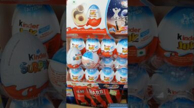 Kinder joy chocolate egg variety in candy shop🤩 #trendingviralshorts #trendingshorts #trending