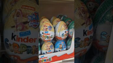 Kinder surprise chocolate Egg variety in Candy Shop🤩 #trendingviralshorts #trendingshorts #trending