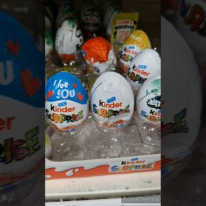 Kinder Surprise Chocolate Egg variety in Candy Shop🤩 #trendingviralshorts #trendingshorts #trending