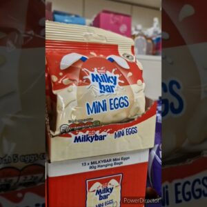 Milky bar mini eggs in candy shop🤩 #trendingviralshorts #trendingshorts #trending