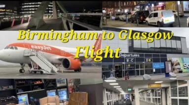 Birmingham to Glasgow virtual flight|| 4KHDR #virtualflight